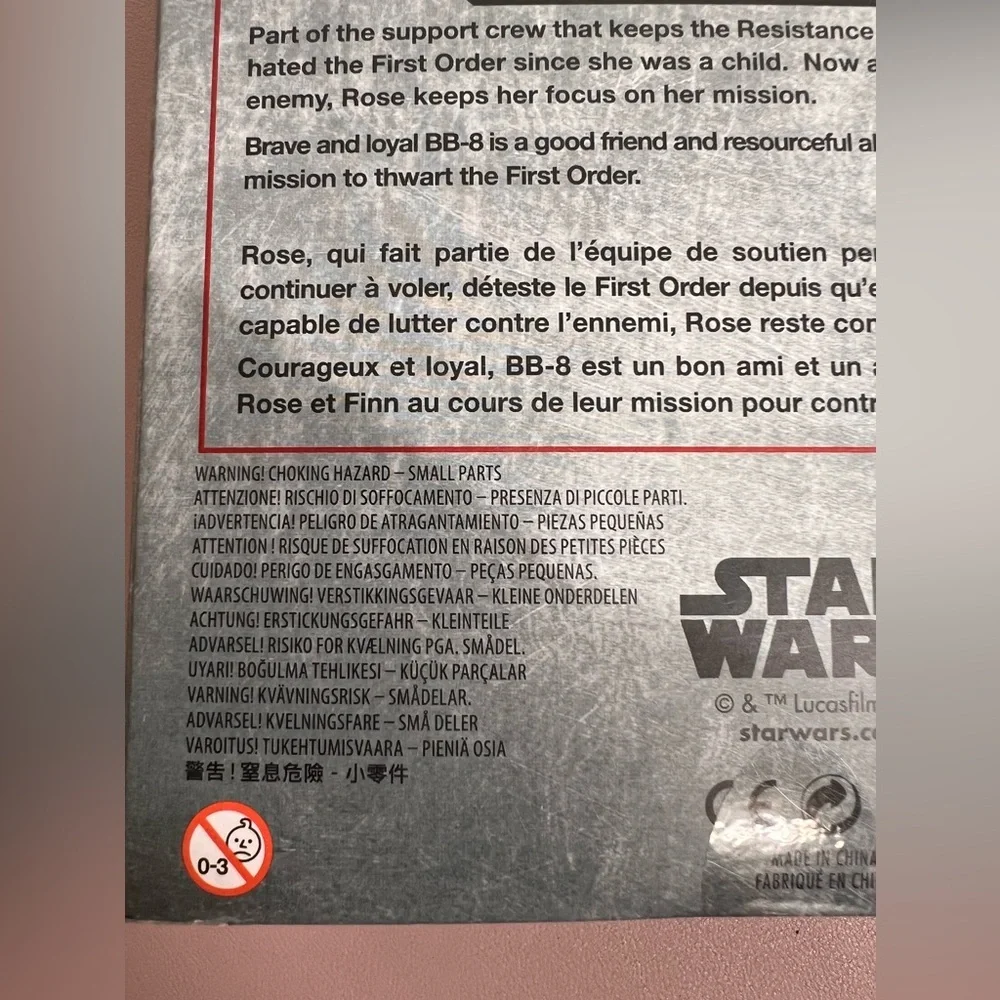 Star Wars Elite Series Die Cast Action Figure Disney Store Rose & BB-8 - Picture 9 of 10